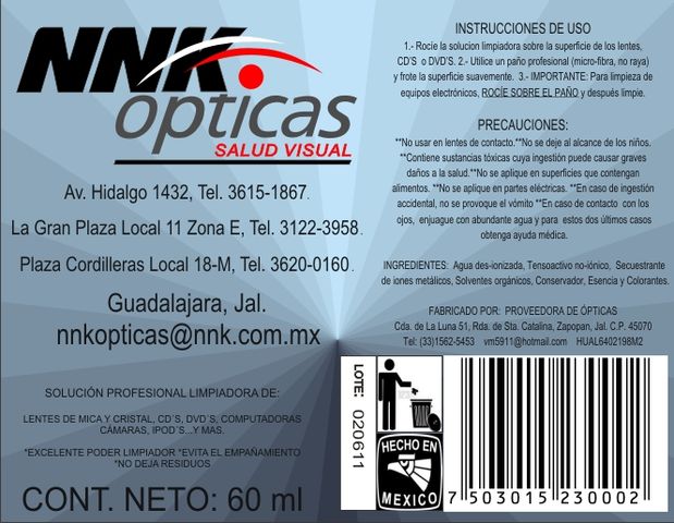NONAKA OPTICAS DE GUADALAJARA